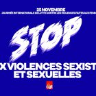 25 novembre appel CGT à mobilisation